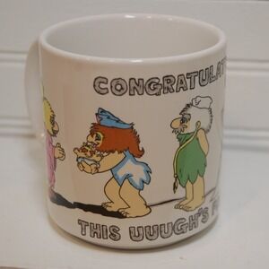 Baby shower gift Coffee Mug‎ "The Uuugh Mug" 1988 Parents Vintage
